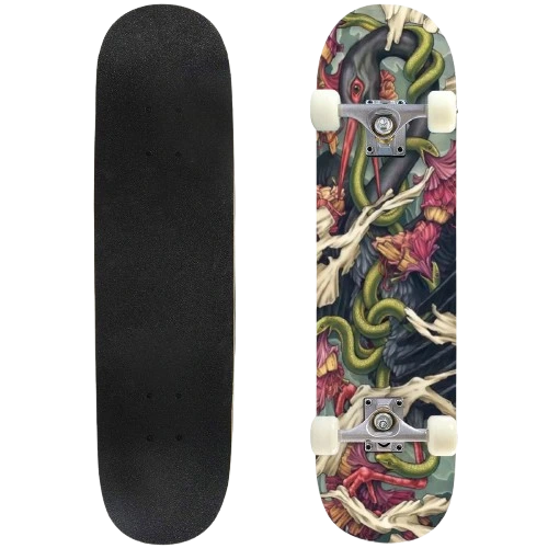 Crane & Snake Skateboard
