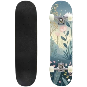 Pastel Floral Skateboard