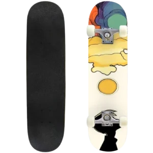 Anime Sunset Skateboard