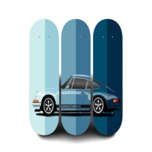 Porsche 911 Skateboard Wall Art