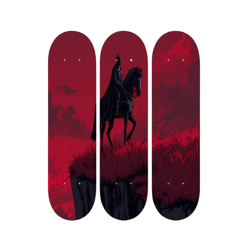 Dark Knight Skateboard Wall Art