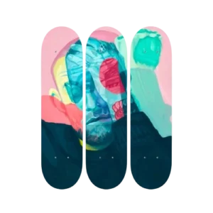​Abstract Portrait Skateboard Wall Art