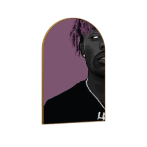 Neon Rapper Wall Art