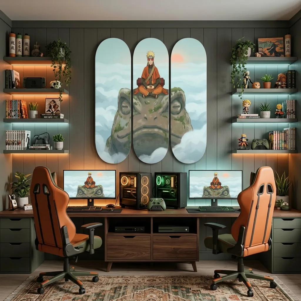Naruto Sage Mode Skateboard Wall Art - Image 2