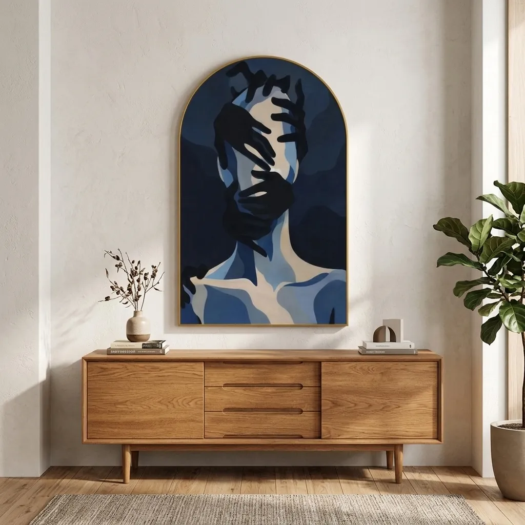 Surreal Hands Wall Art - Image 2