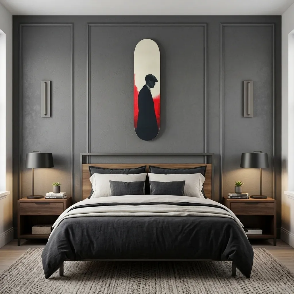 Mafia Boss Silhouette Skateboard Wall Art - Image 2