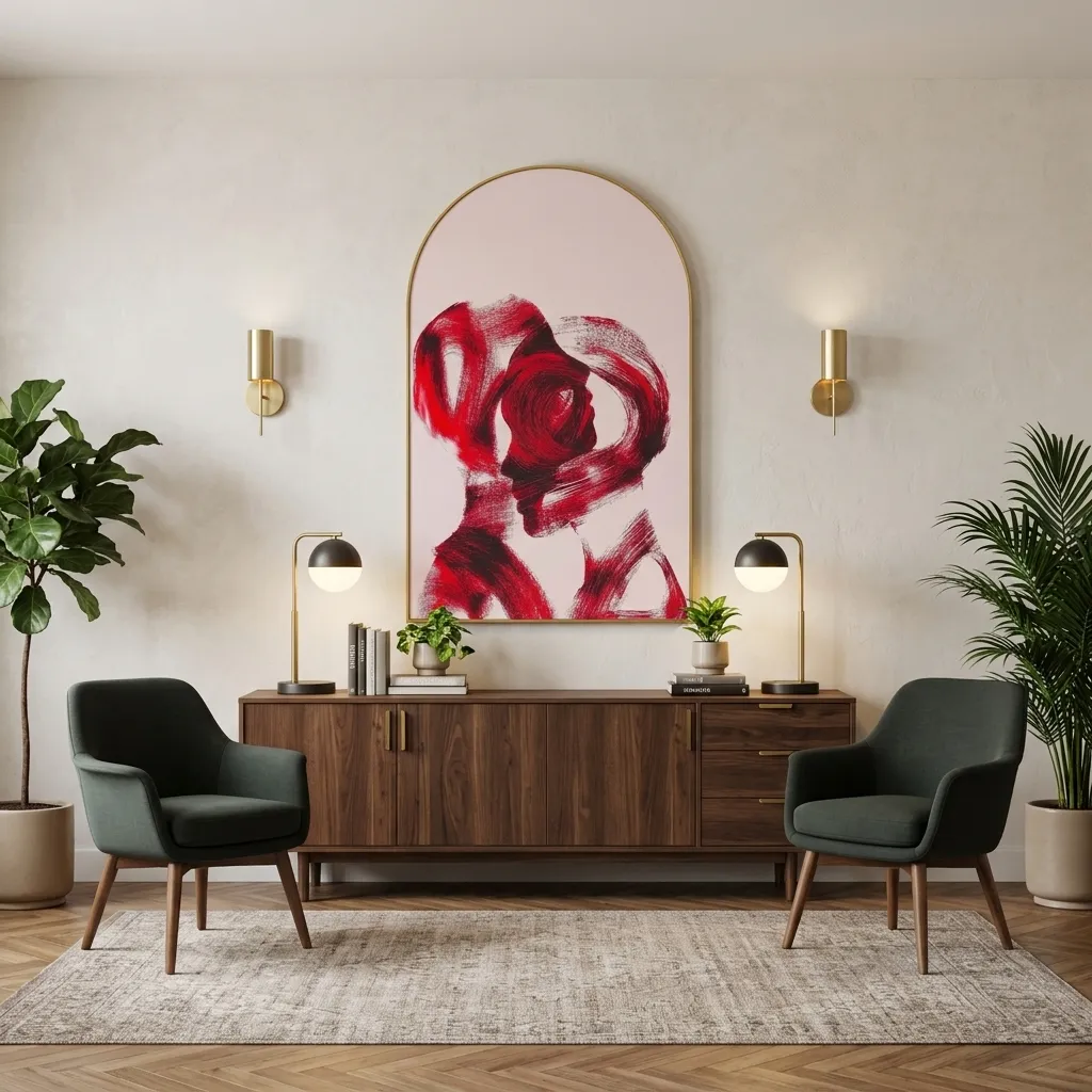 Abstract Portrait Wall Art - Image 2