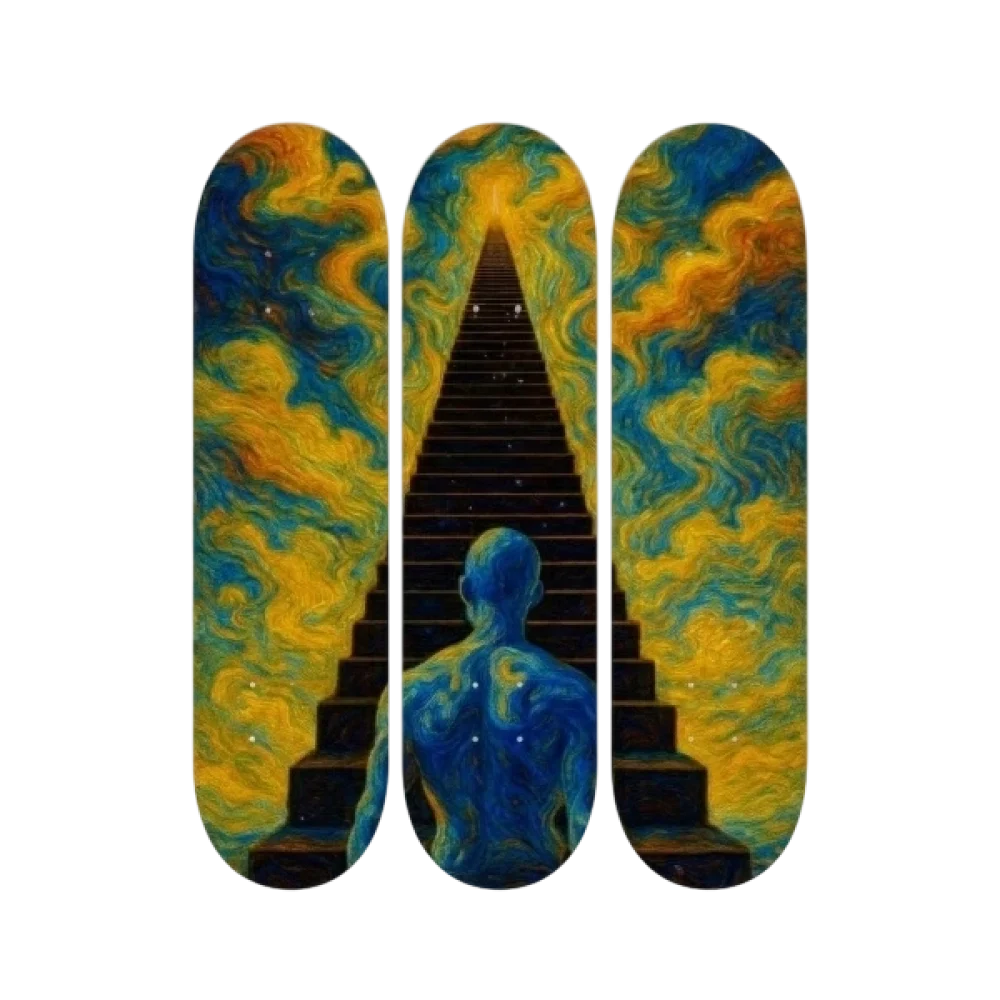 Skateboard wall art